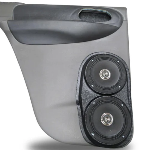 DOWN4SOUND Dual 6.5" Speaker Pods for the Rear Door of a 02-09 Chevrolet Trailblazer SUV