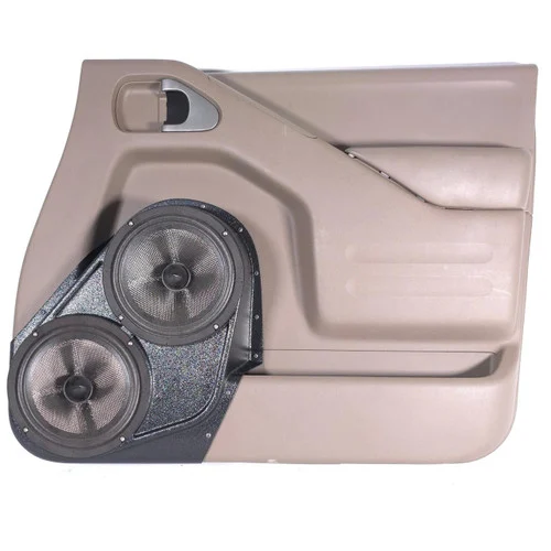 DOWN4SOUND Dual 8" Front Door Speaker Pods for the 2005-2021 Nissan Frontier