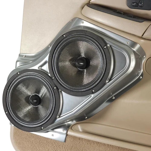 DOWN4SOUND Dual 8" Speaker Pods for the Front Door of a 00-06 GM Full Size Truck
