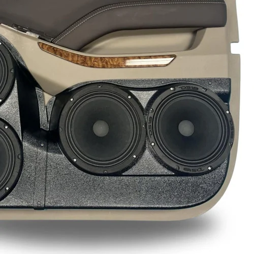 DOWN4SOUND Dual 8" Speaker Pods for the Rear Door of a 15-20 GM Full Size SUV