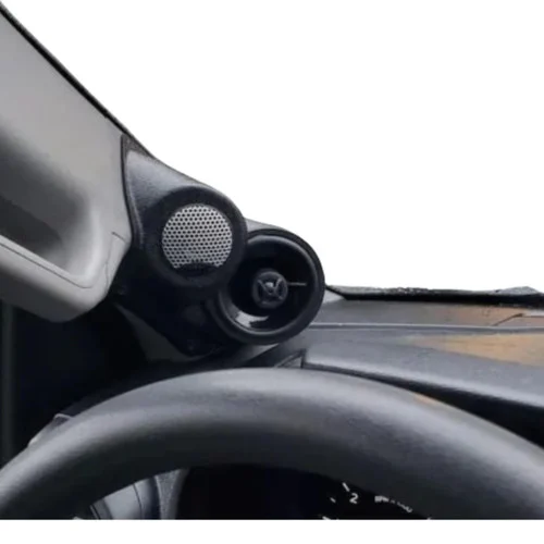 DOWN4SOUND Single 3.5" and Single Tweeter Speaker Pods for the A-Pillar of a 15-20 Ford F-150-Ford F-250 & F-350