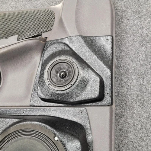 DOWN4SOUND Single 3.5" Speaker Pods for the Front Door of a 02-05 Ford Explorer
