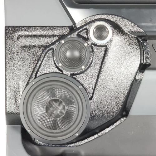 DOWN4SOUND Single 6.5" and Single 3.5" and Single Tweeter Speaker Pods for the Front Door of a 21-24 Ford F-150-Ford F-250 F-350