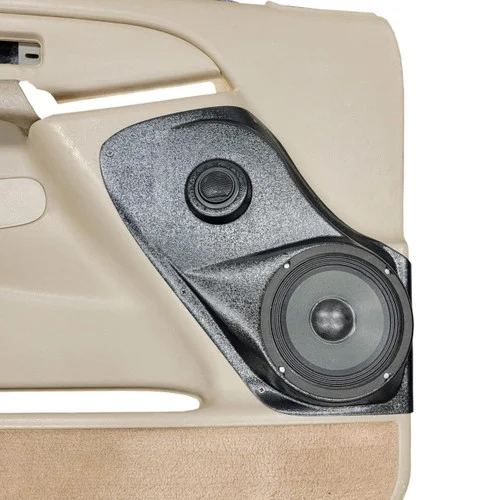 DOWN4SOUND Single 6.5" and Single Tweeter Speaker Pods for the Front Door of a 00-06 GM Full Size Truck