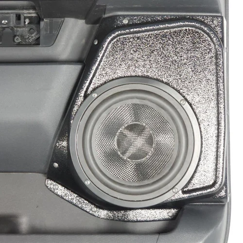 DOWN4SOUND Single 6.5" Speaker Pods for the Rear Door of a 21-24 Ford F-150-Ford F-250 F-350 Crew Cab