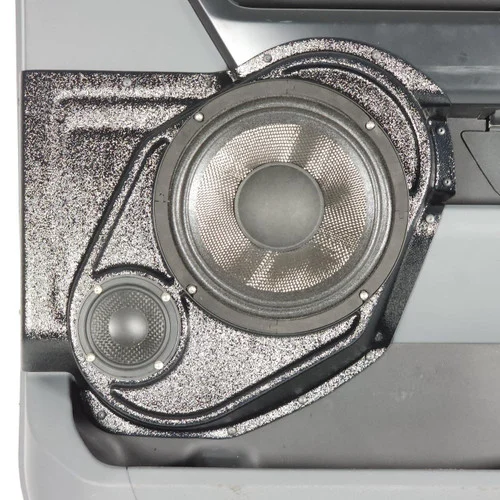 DOWN4SOUND Single 8" and Single 3.5" Speaker Pods for the Front Door of a 21-24 Ford F-150-Ford F-250 F-350