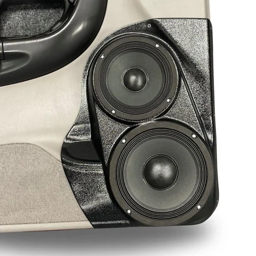 DOWN4SOUND Single 8" and Single 6.5" Speaker Pods for the Front Door of a 98-12 Ford Ranger & Mazda B-Series Pickup
