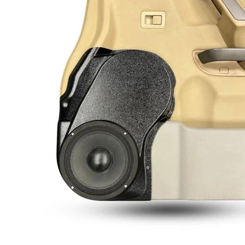 DOWN4SOUND Single 8" Speaker Pods for the Front Door of a 04-14 Nissan Titan / 04-07 Nissan Armada-Infiniti QX56