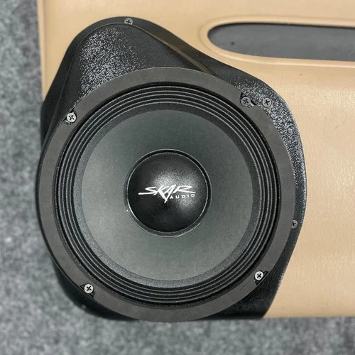 DOWN4SOUND Single 8" Speaker Pods for the Front Door of a 98-00 Dodge Durango