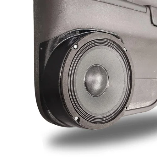 DOWN4SOUND Single 8" Speaker Pods for the Rear Door of a 03-12 Ford Crown Victoria