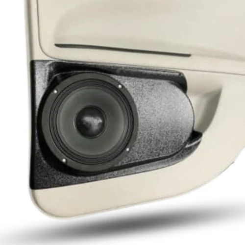 DOWN4SOUND Single 8" Speaker Pods for the Rear Door of a 06-15 Chevrolet Impala