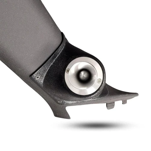 DOWN4SOUND Single Tweeter Speaker Pods for the A-Pillar of a 08-14 Dodge Challenger