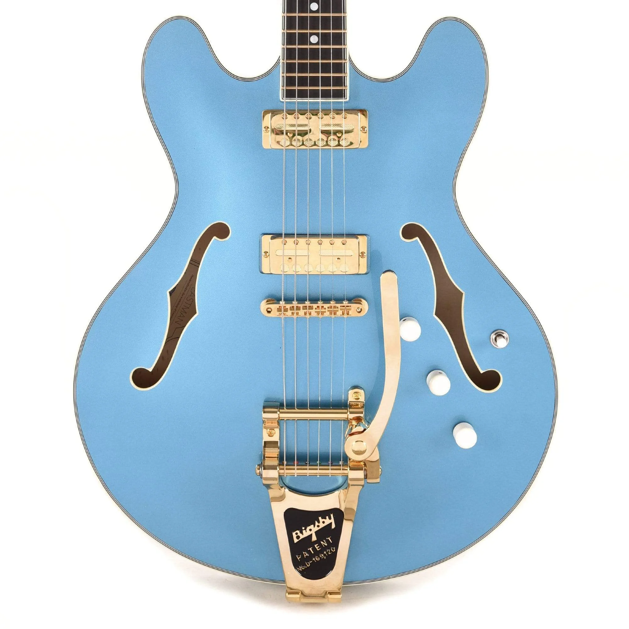 Eastman Custom Edition T486 Semi-Hollow Celestine Blue Built by Otto D'Ambrosio