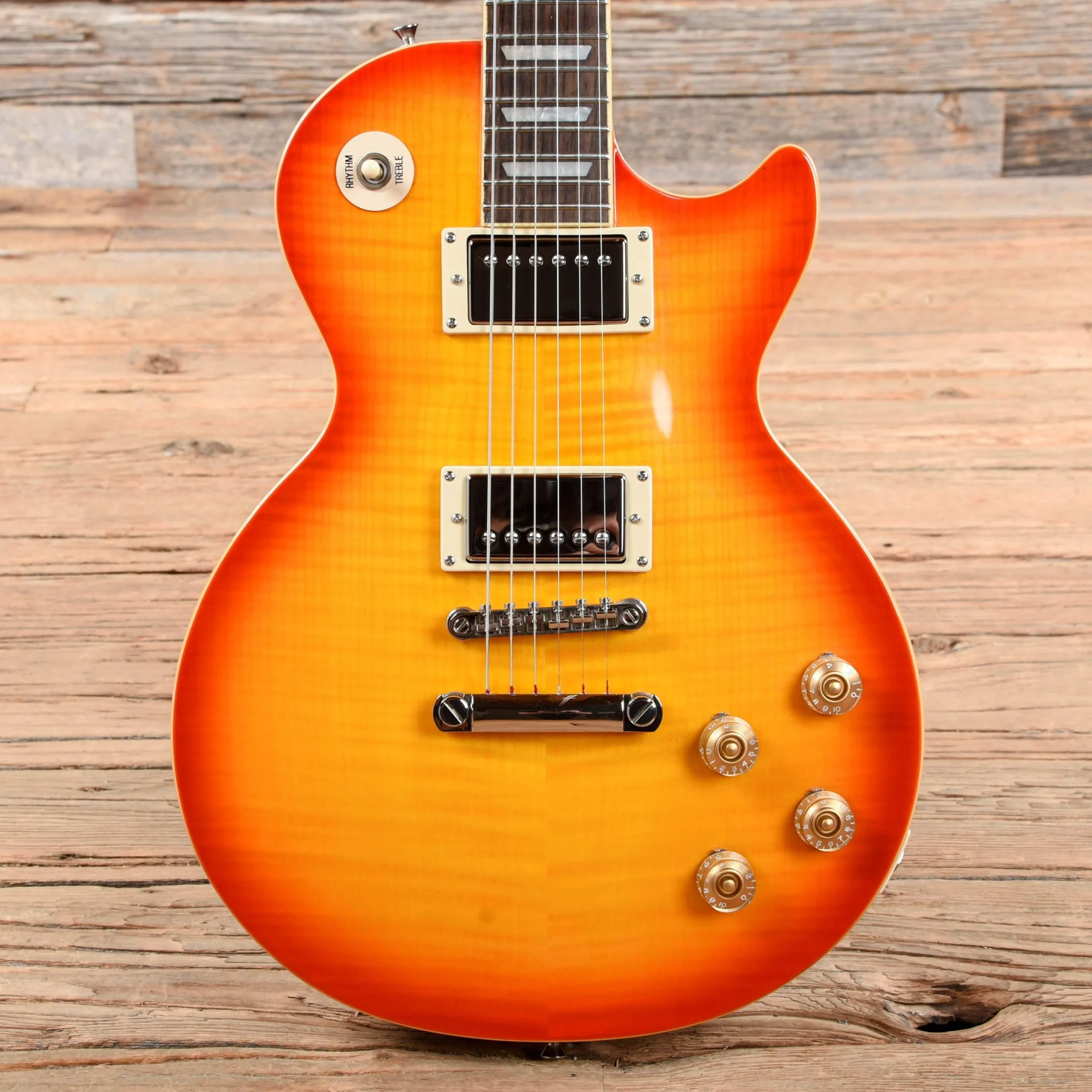 Epiphone Les Paul 1960 Tribute Plus Faded Cherry Sunburst 2015