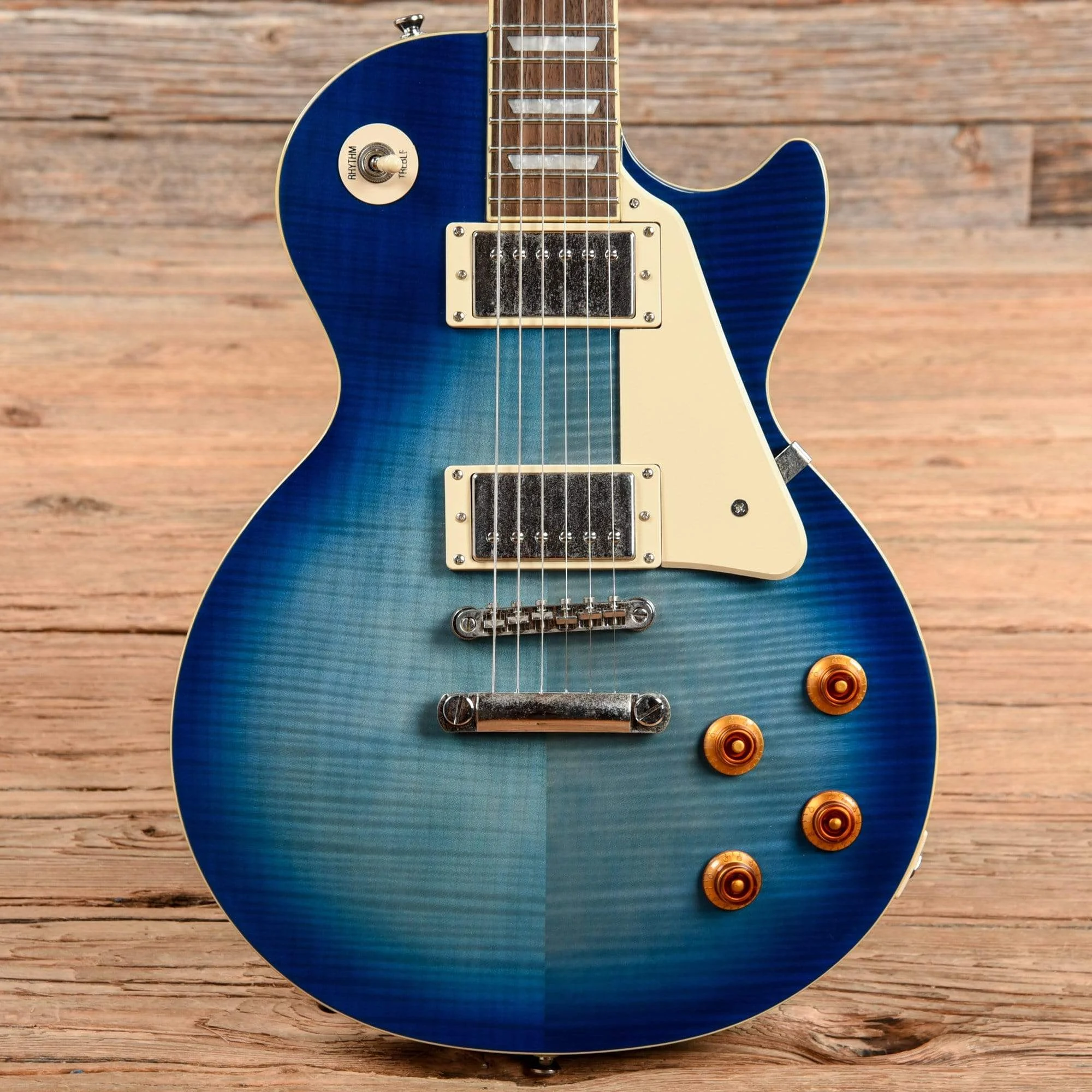 Epiphone Les Paul Standard Plus Top Pro Blue Burst 2015