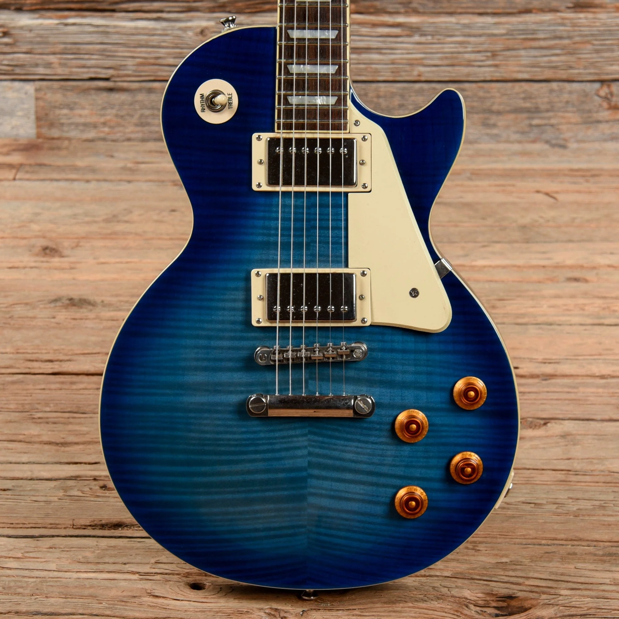 Epiphone Les Paul Standard Plus Top PRO Blue Burst 2016
