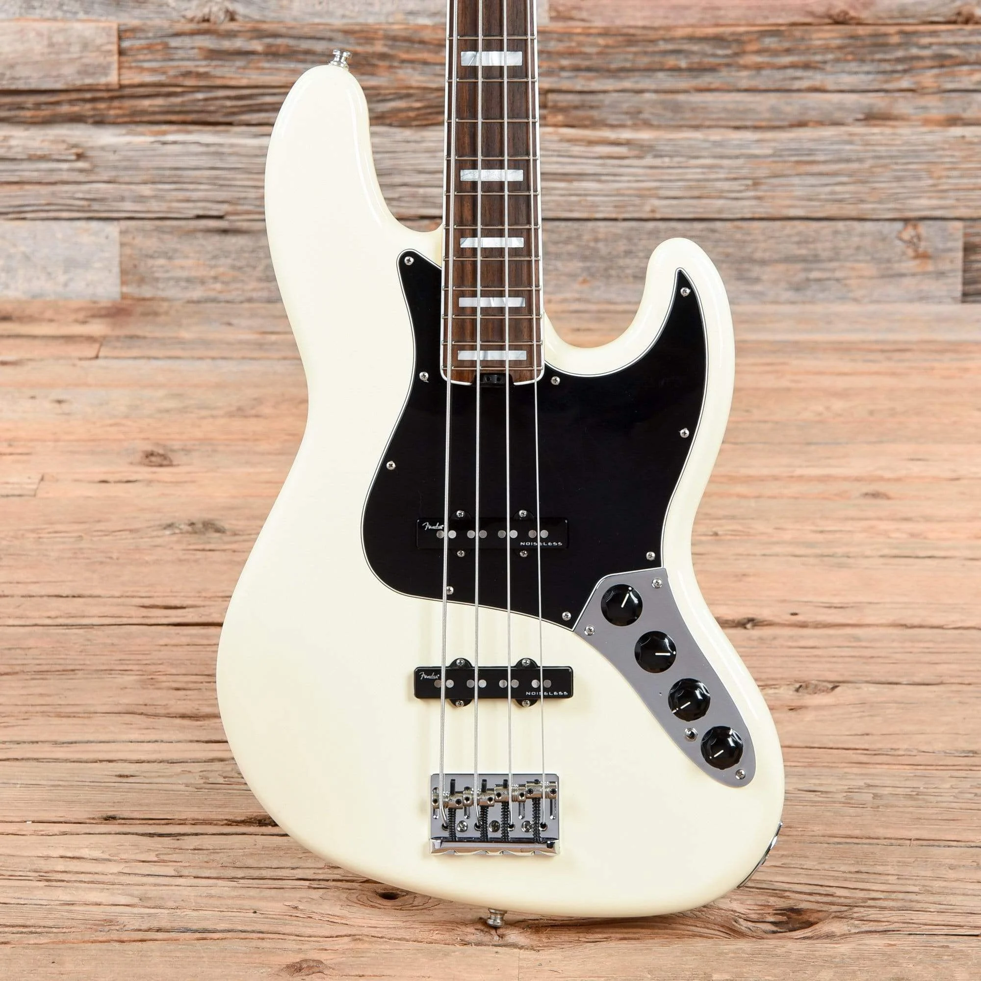 Fender American Elite Jazz Bass Olympic White 2016