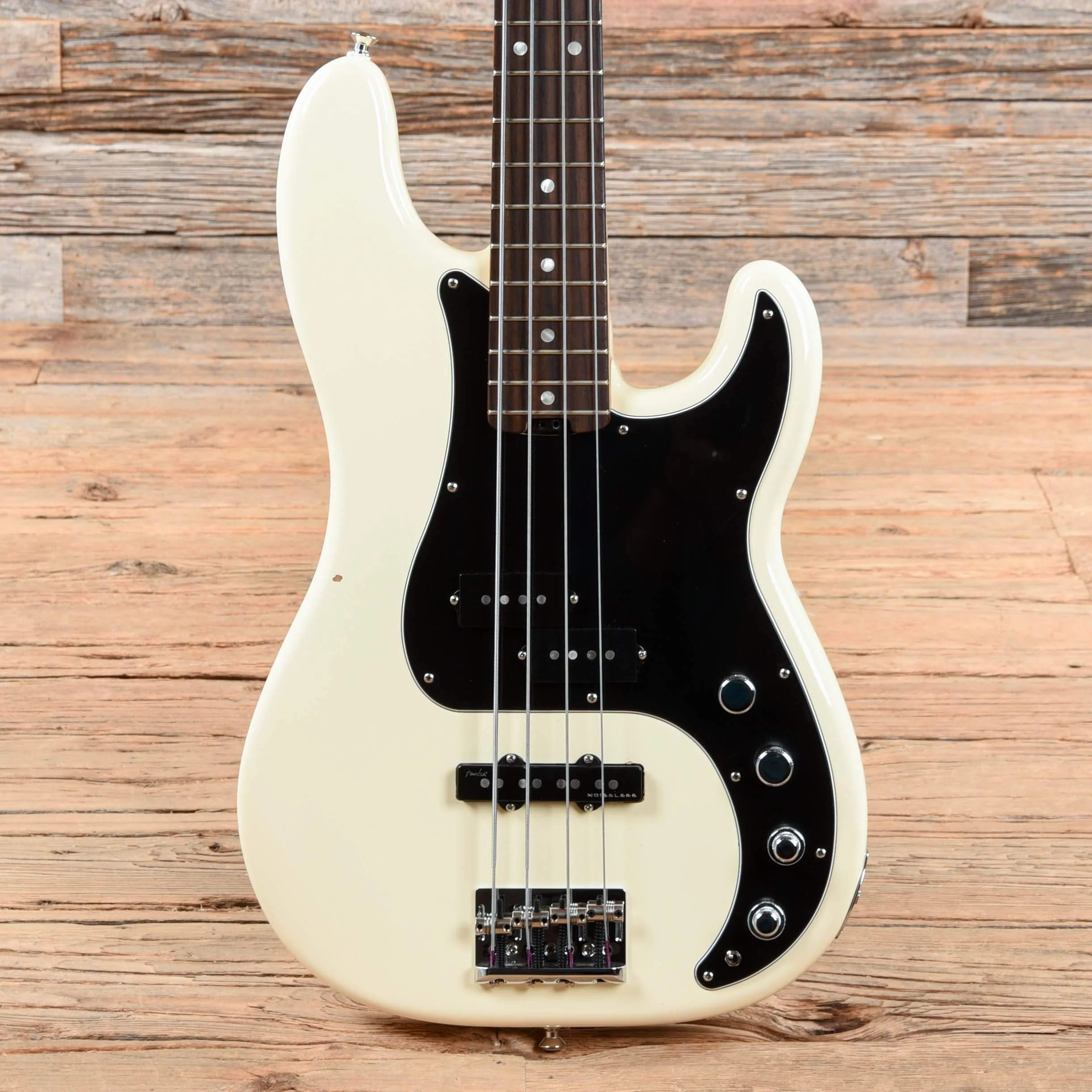 Fender American Elite Precision Bass Olympic White 2016