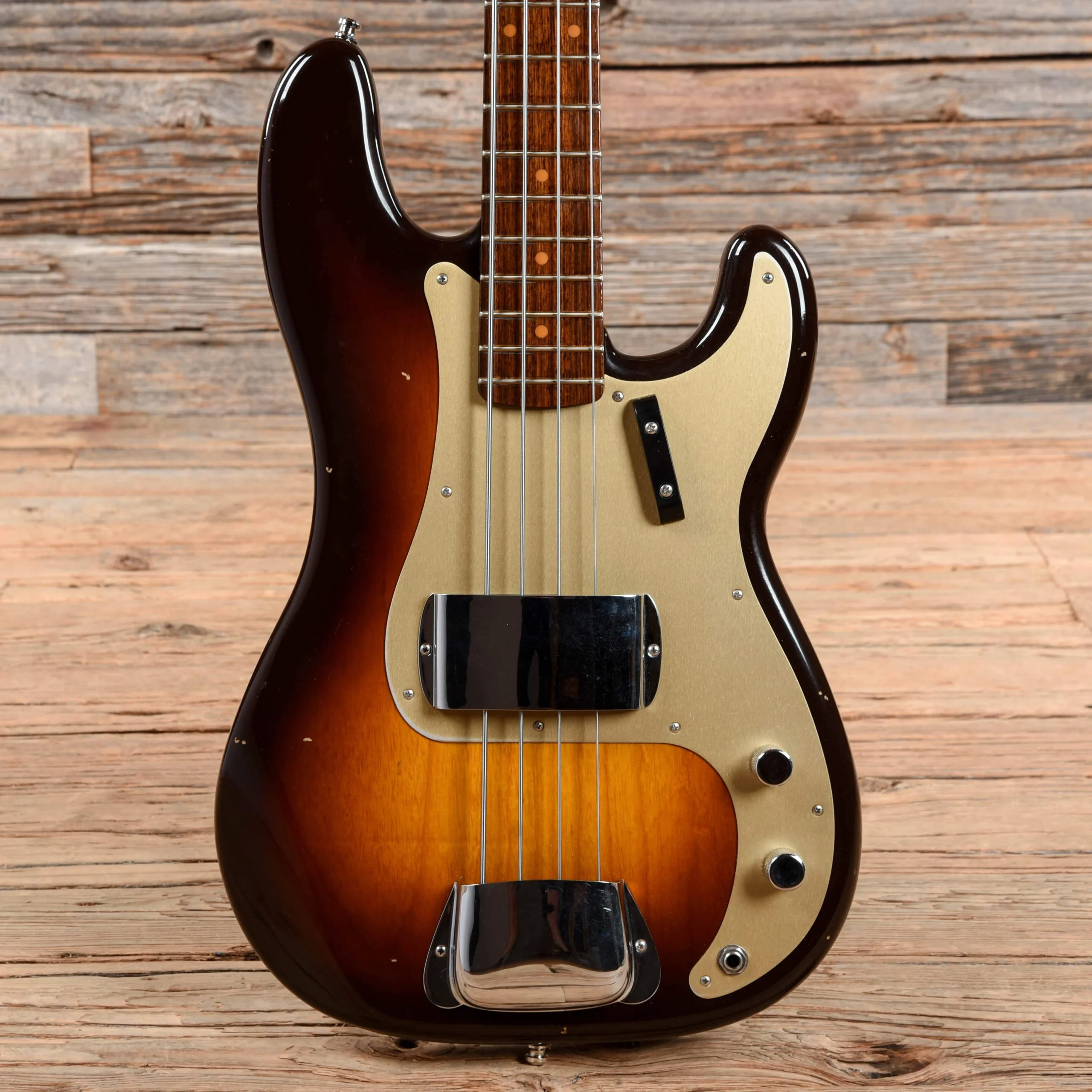 Fender Custom Shop 1957 Precision Bass w/Rosewood Neck Journeyman Relic Wide-Fade Chocolate 2-Color Sunburst 2017