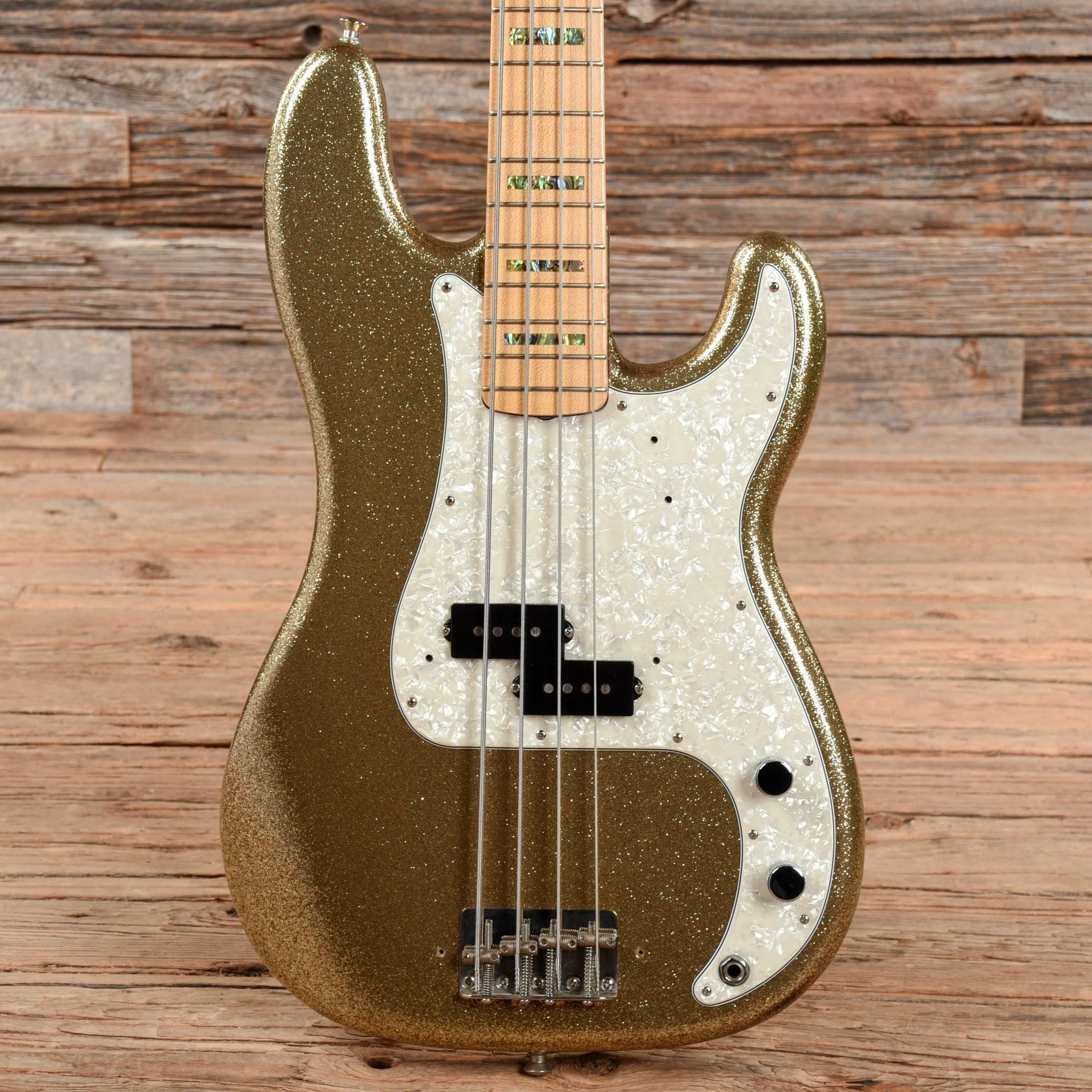 Fender Custom Shop Limited Edition Adam Clayton Precision Bass Gold Sparkle 2011