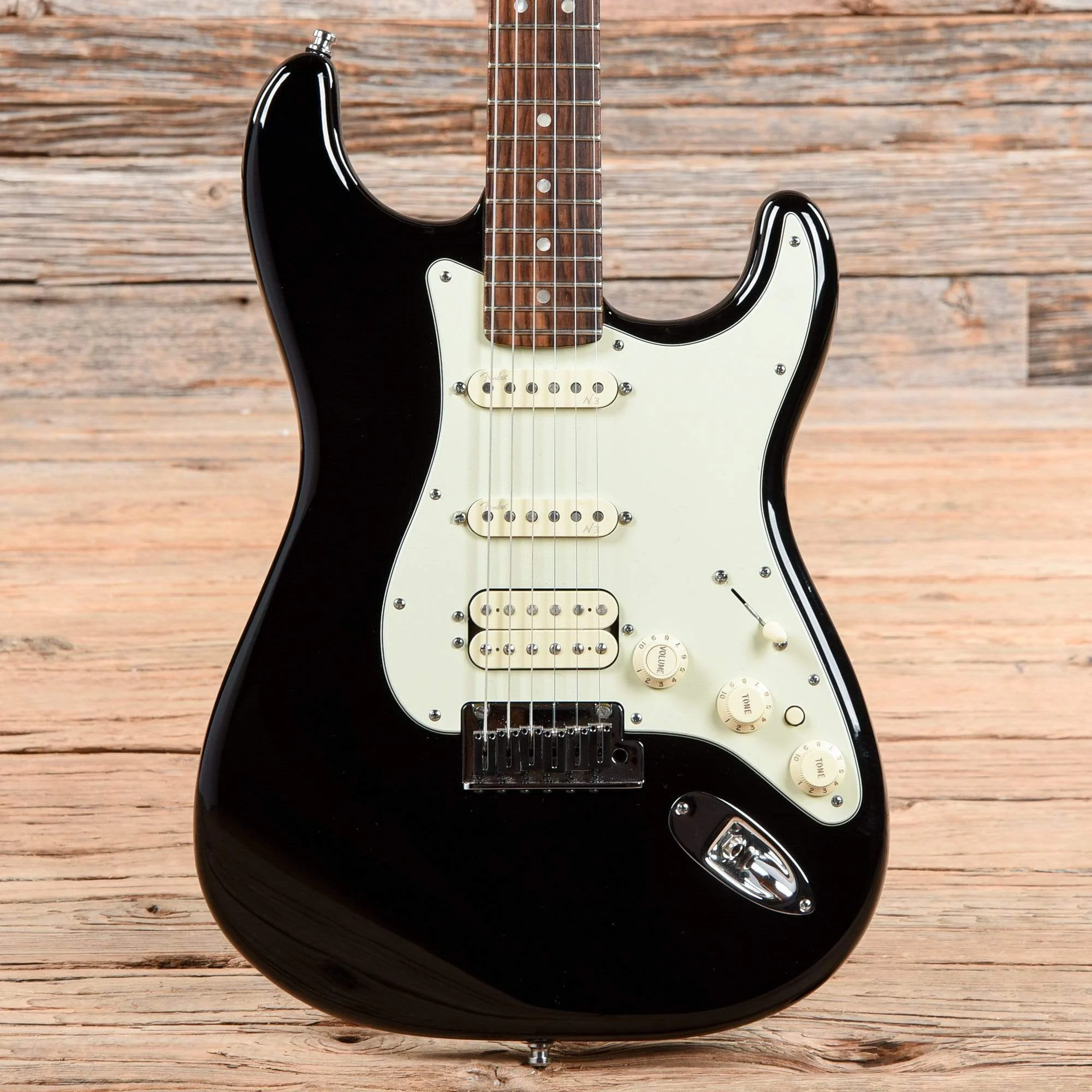 Fender American Deluxe Stratocaster HSS Black 2013