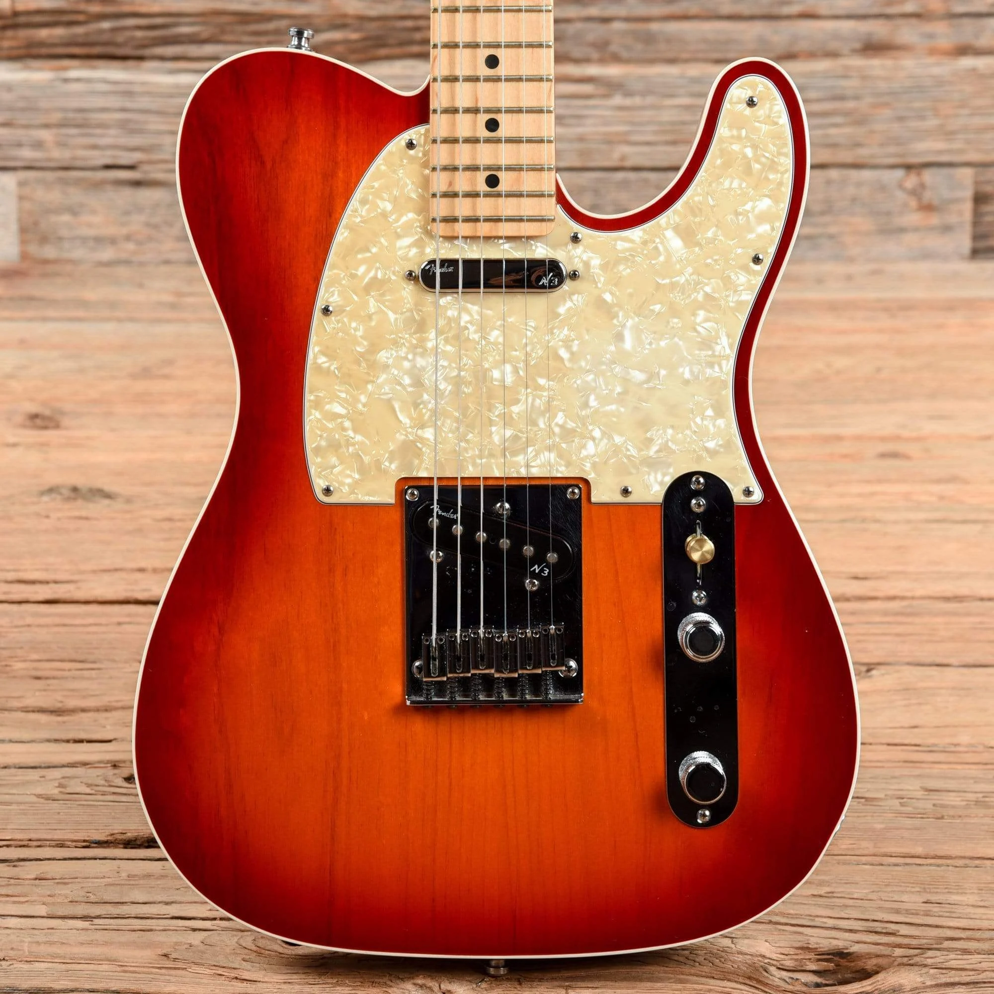 Fender American Deluxe Telecaster Aged Cherry Burst 2012