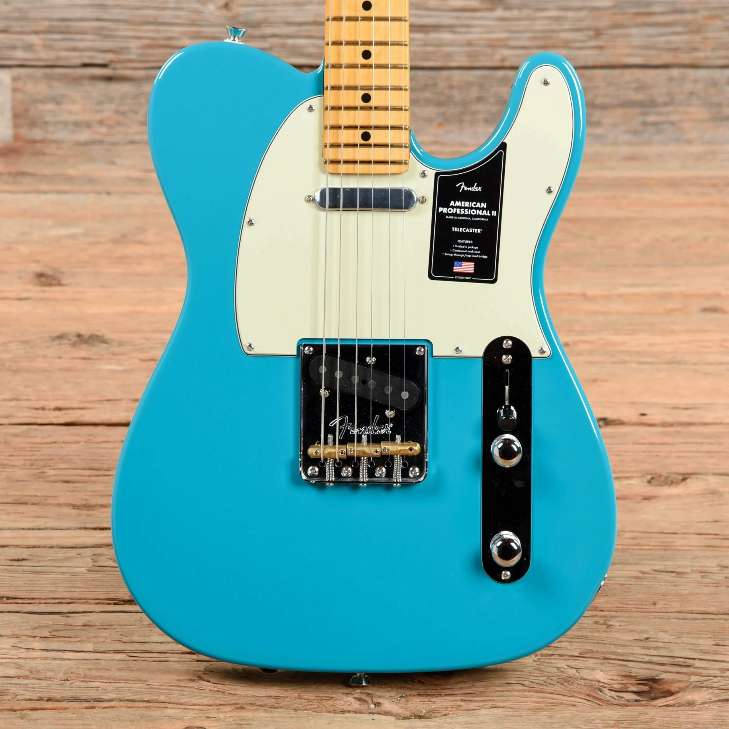 Fender American Professional II Telecaster Miami Blue 2021