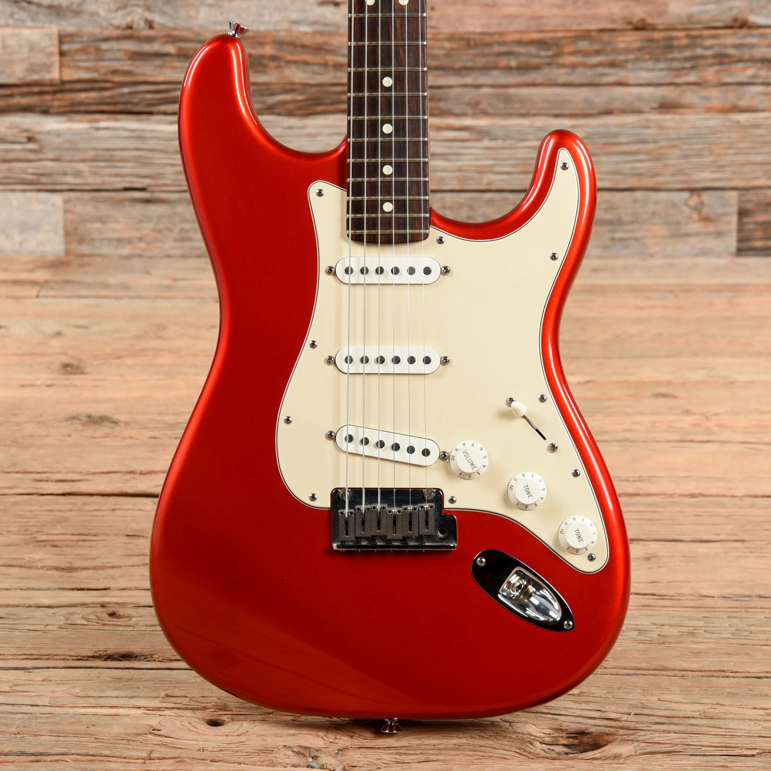 Fender American Standard Stratocaster Chrome Red 2003