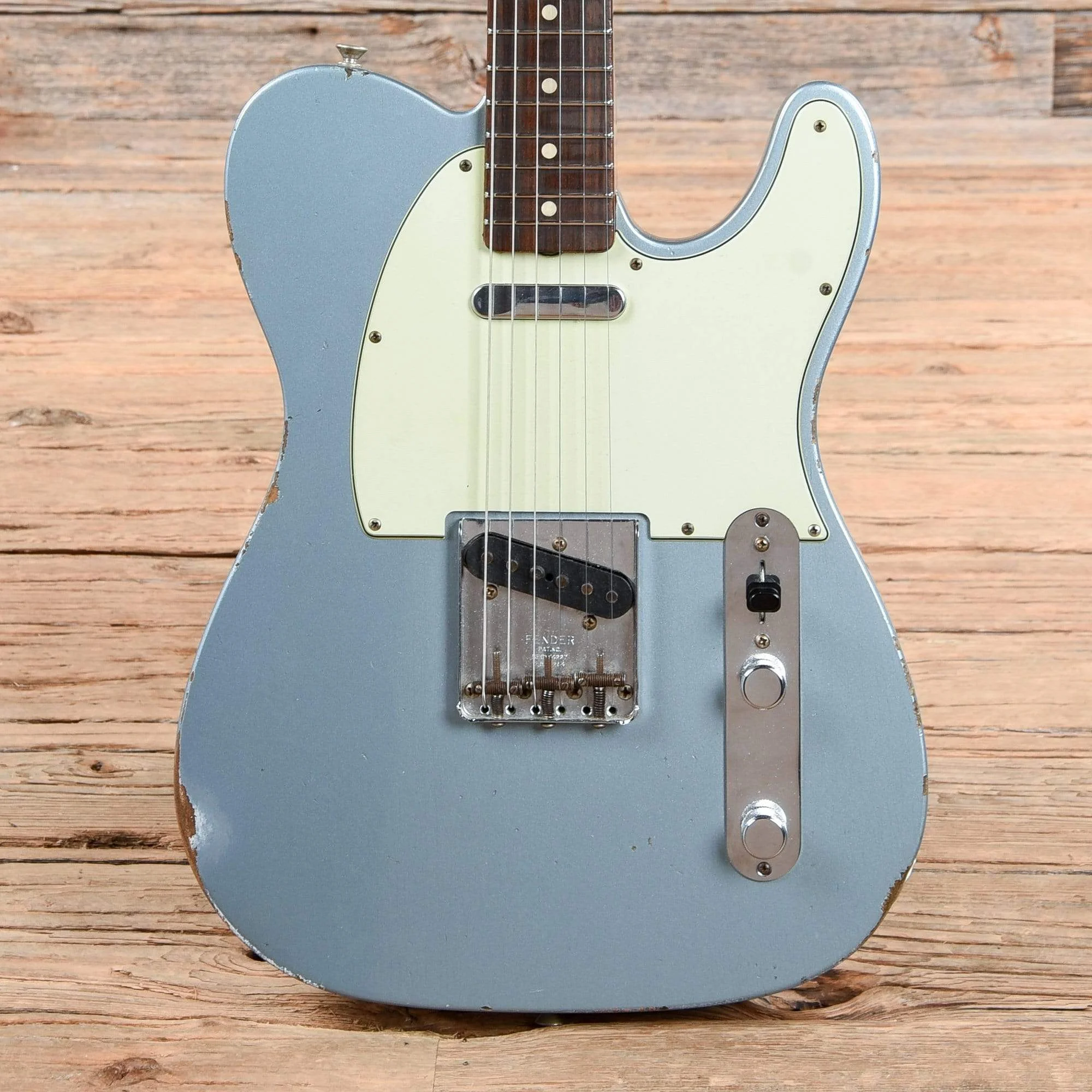 Fender CS 1963 Telecaster Relic Ice Blue Metallic 2015