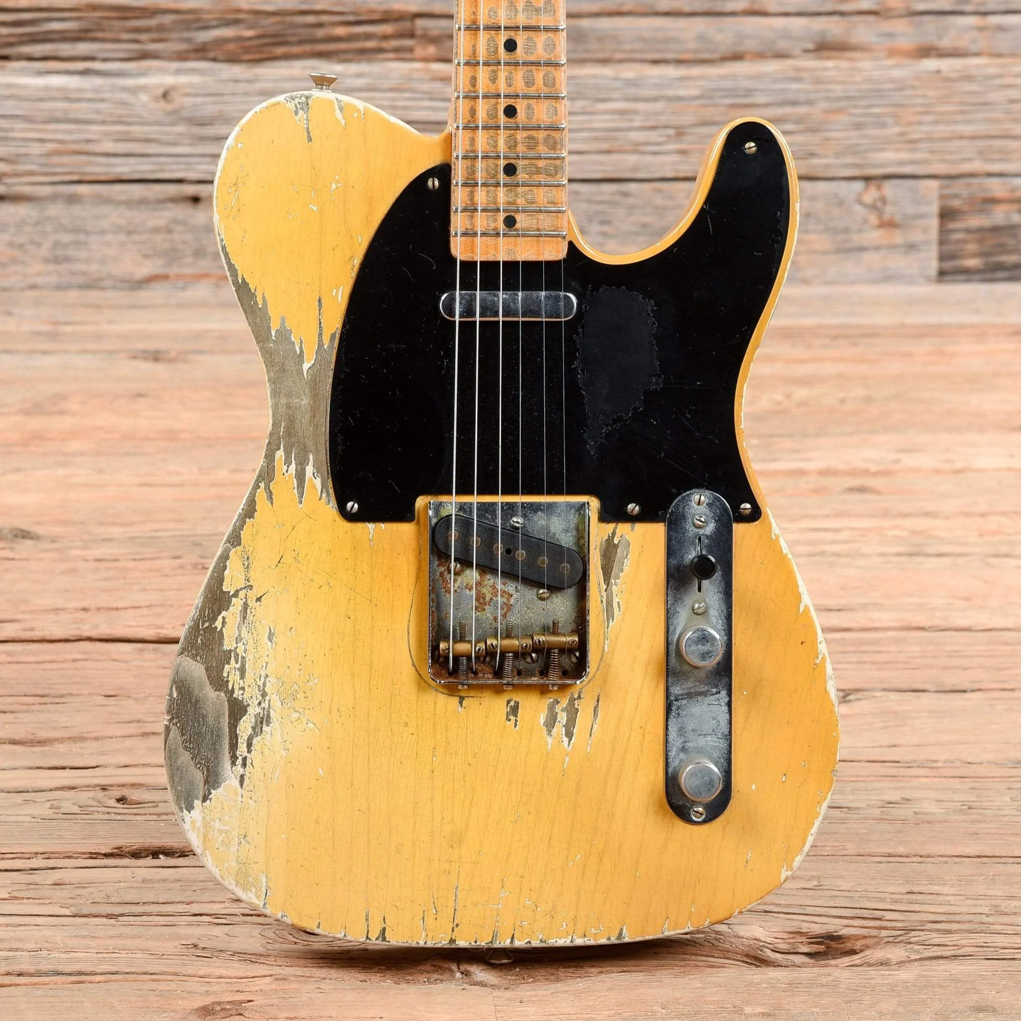 Fender Custom Shop 1951 Telecaster Heavy Relic Masterbuilt by Dale Wilson Nocaster Blonde 2017