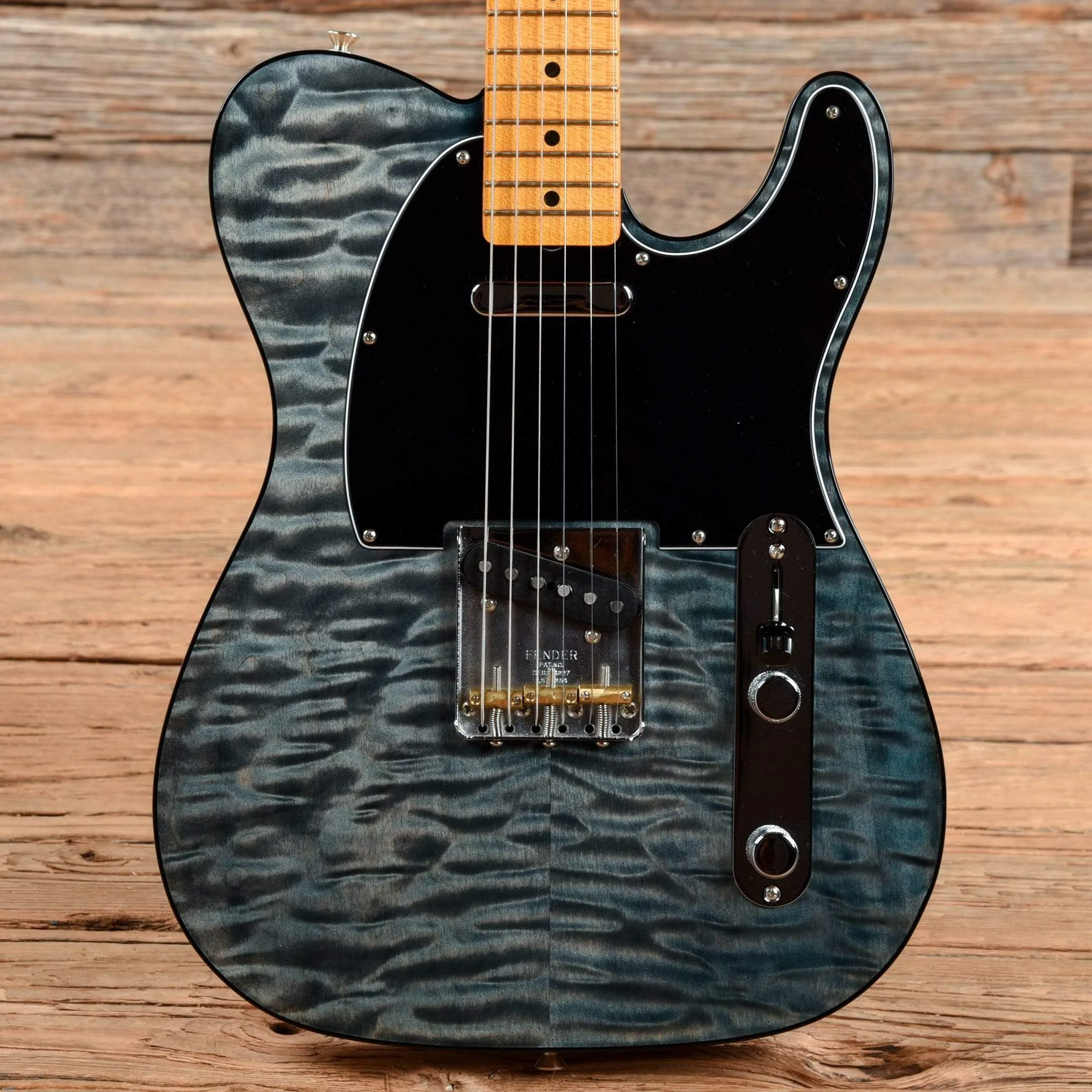 Fender Rarities Quilt Maple Top Telecaster Blue Cloud 2019