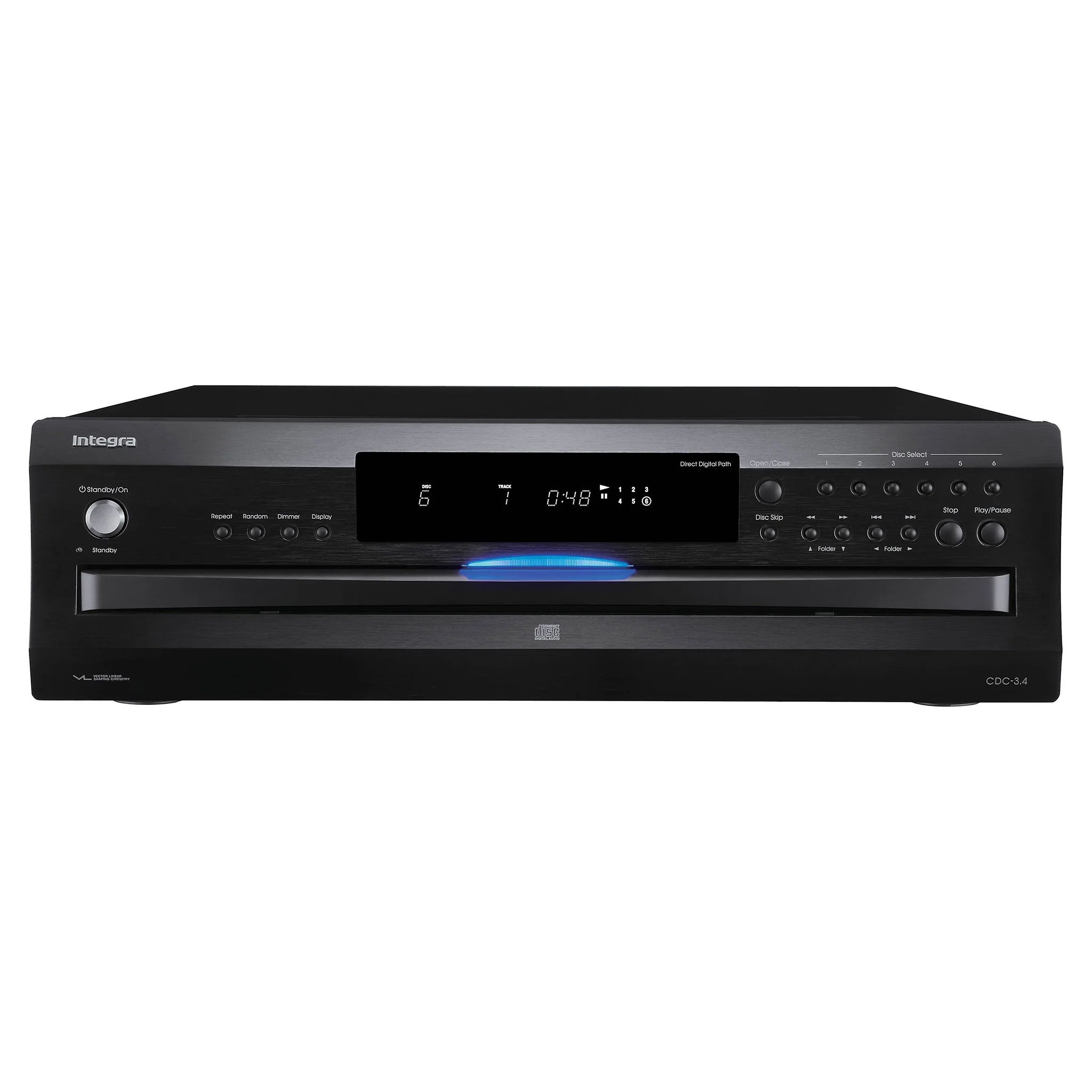 g164CDC34-F.webp Integra CDC-3.4 6-Disc CD Player
