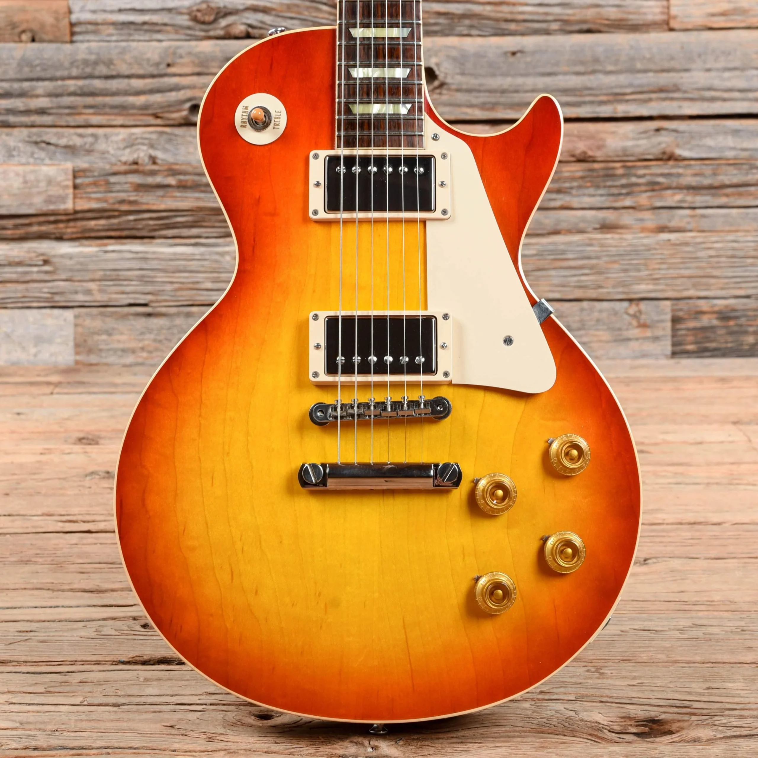 Gibson 1958 Les Paul Standard Plain Top Washed Cherry Sunburst 2014