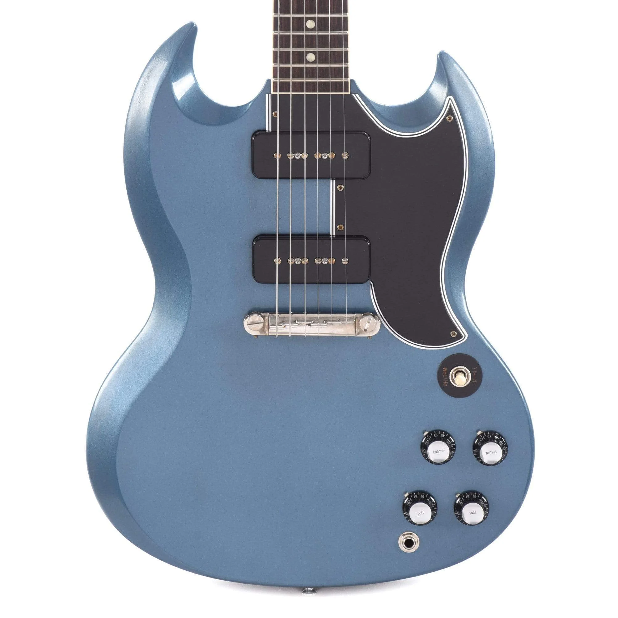 Gibson Custom 1963 SG Special Lightning Bar Pelham Blue VOS