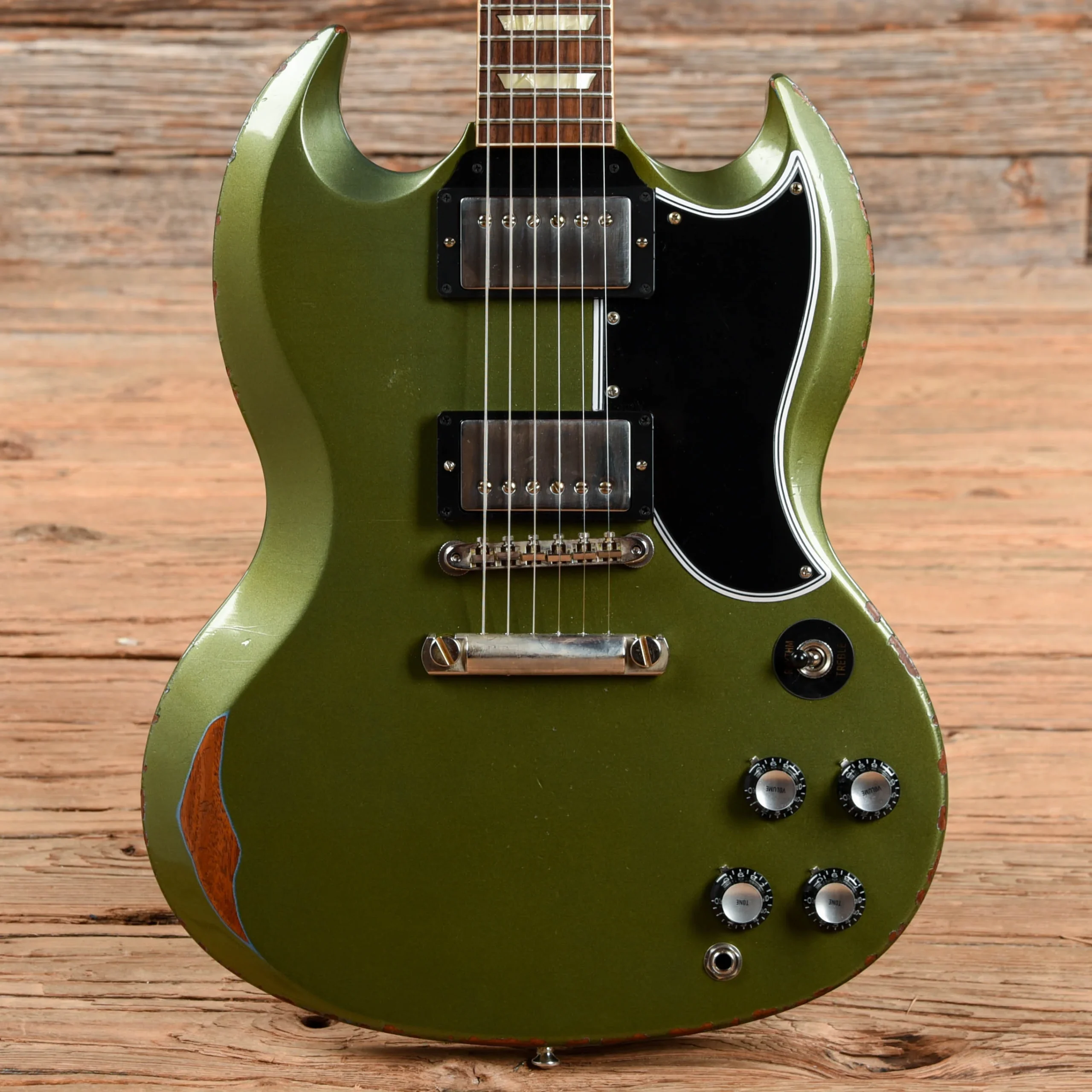 Gibson Custom SG Standard Heavy Aged Antique Pelham Blue 2019