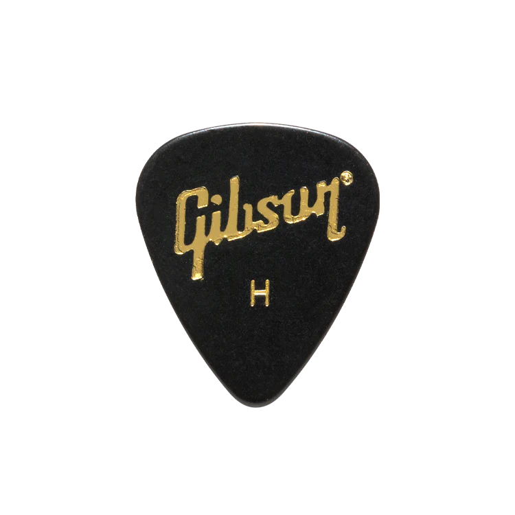 Gibson Standard Black Picks, 72 pcs., Heavy