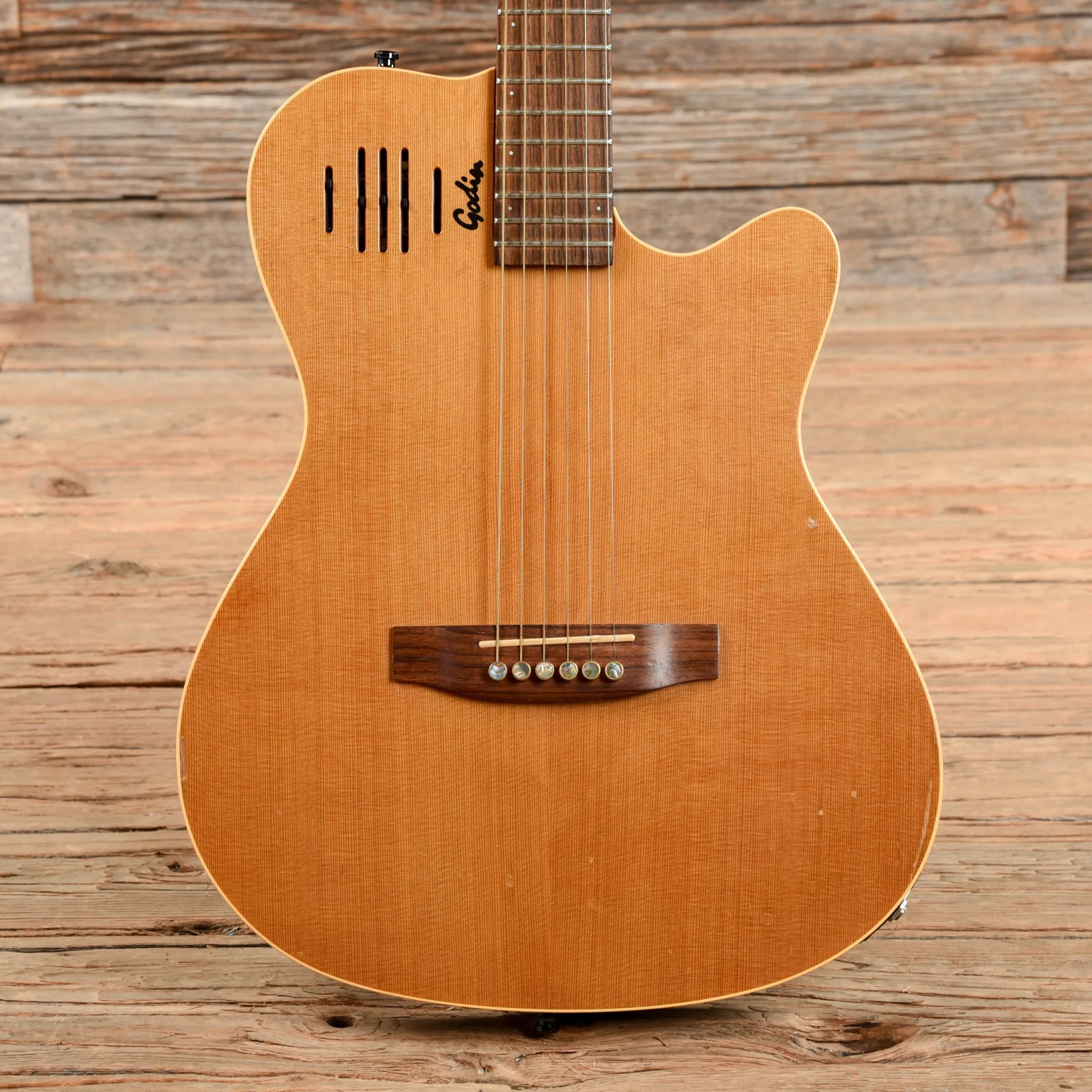 Godin A6 Electric/Acoustic Natural 1997
