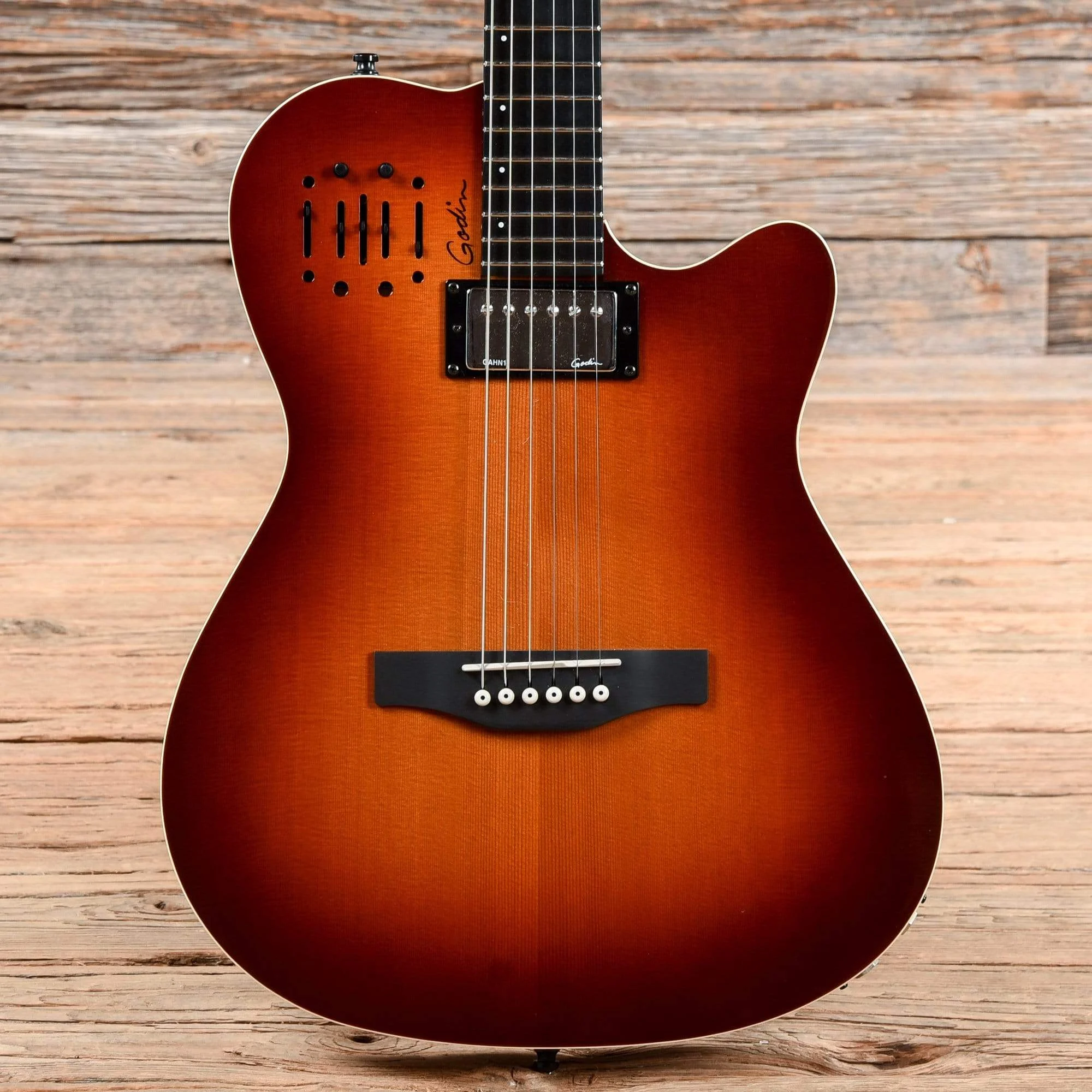 Godin A6 Ultra Semi-Acoustic Cognac Burst High-Gloss 2019