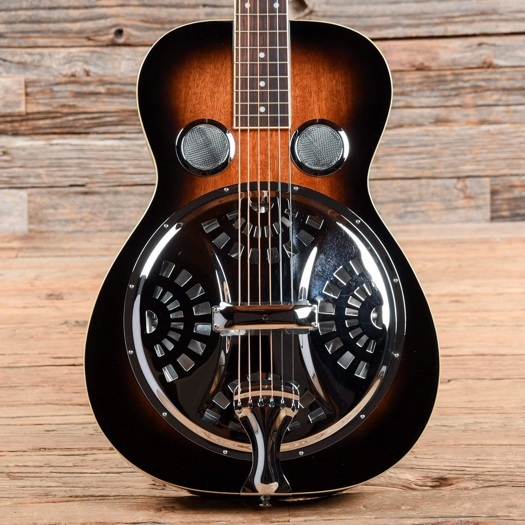 Gold Tone Paul E. Beard Signature Squareneck Resonator Sunburst