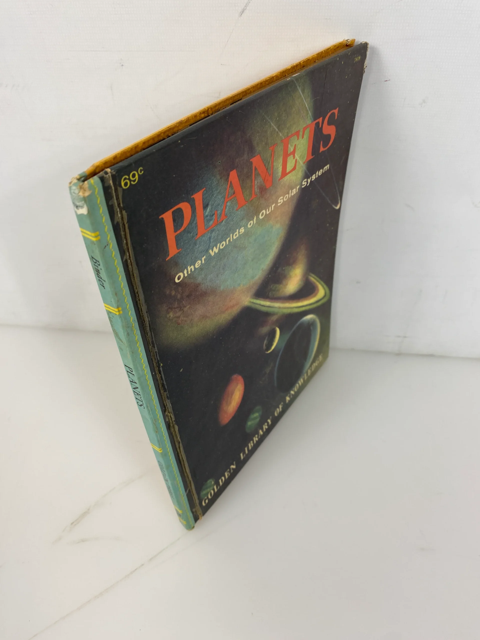 Golden Library Planets 1961 Vintage Children's Book