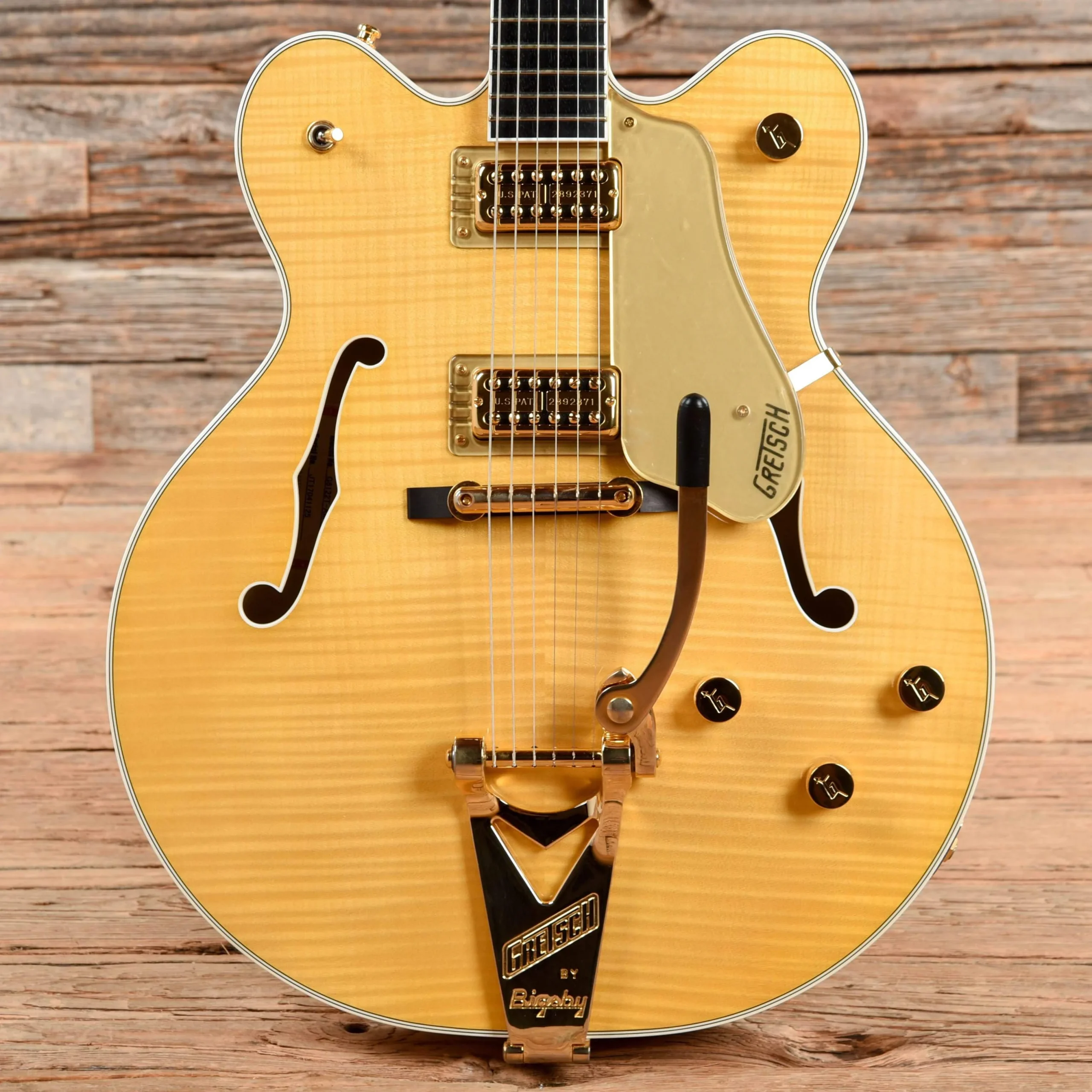 Gretsch G6122TFM Players Edition Country Gentleman Flamed Amber 2017