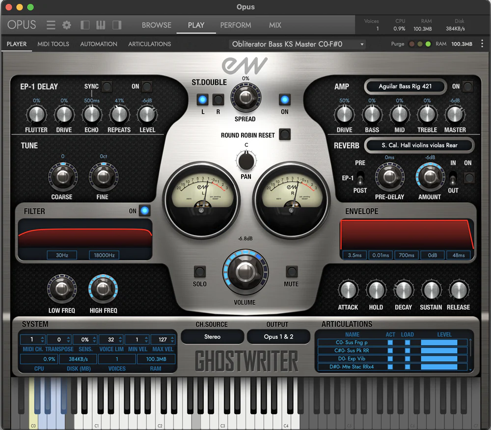 East West Ghostwriter - Includes 800 + Multi-Sampled Instruments