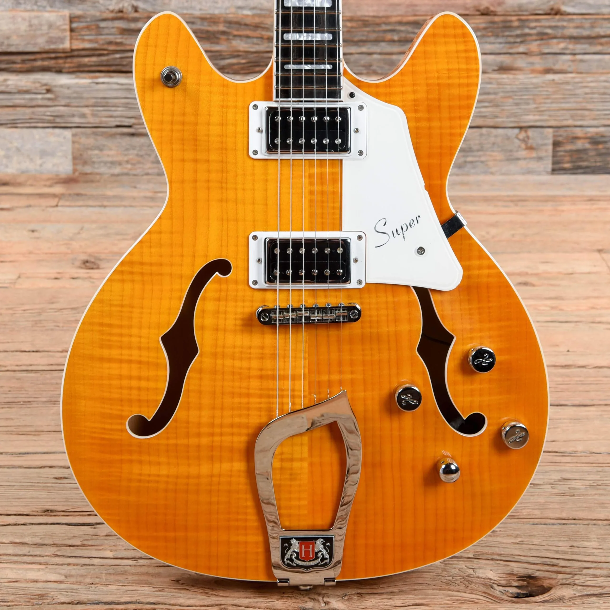 Hagstrom SUVIK-DDL Super Viking Semi-Hollow Dandy Dandelion Sunburst