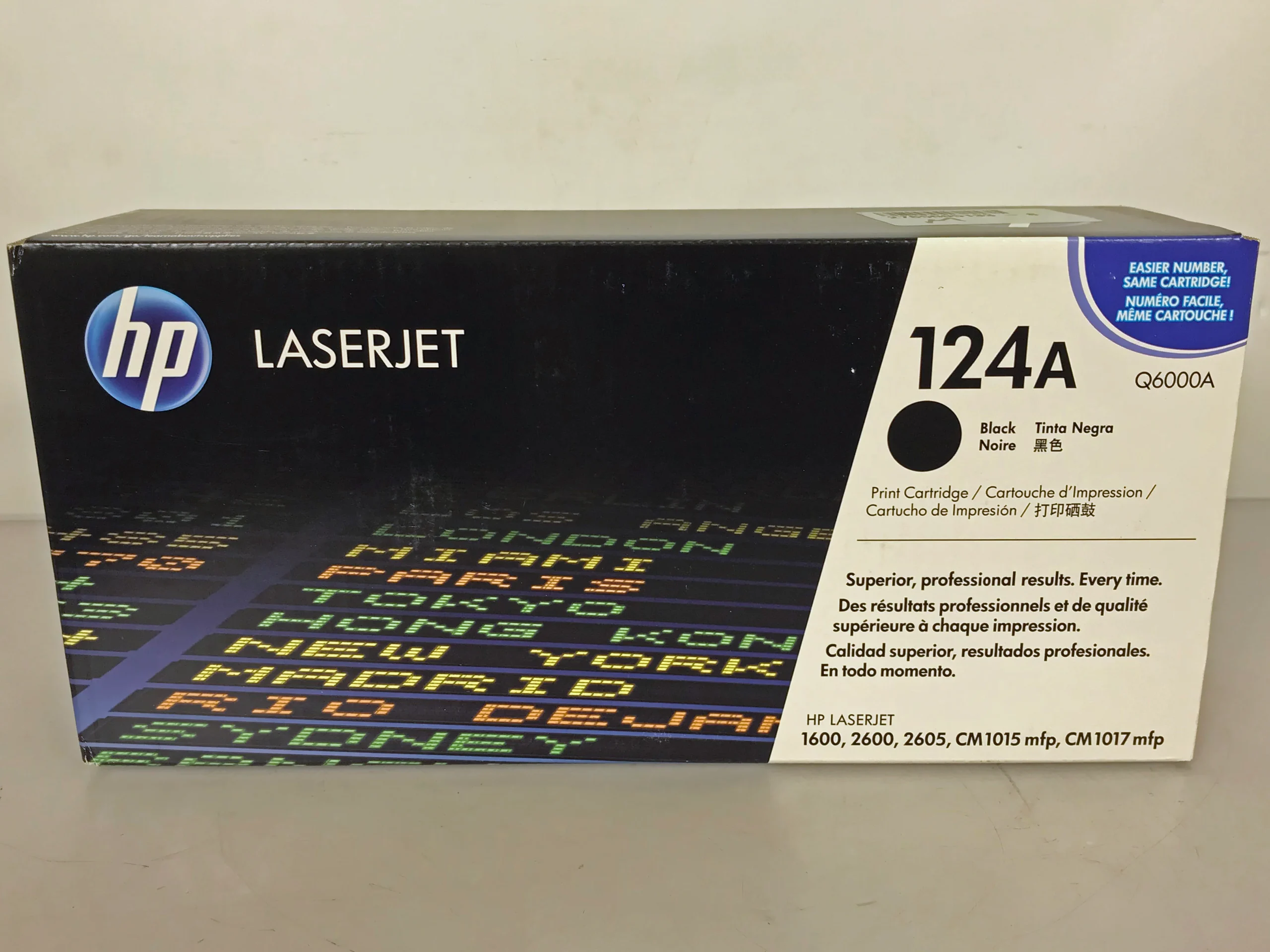 HP 124A Q6000A Black Toner Cartridge