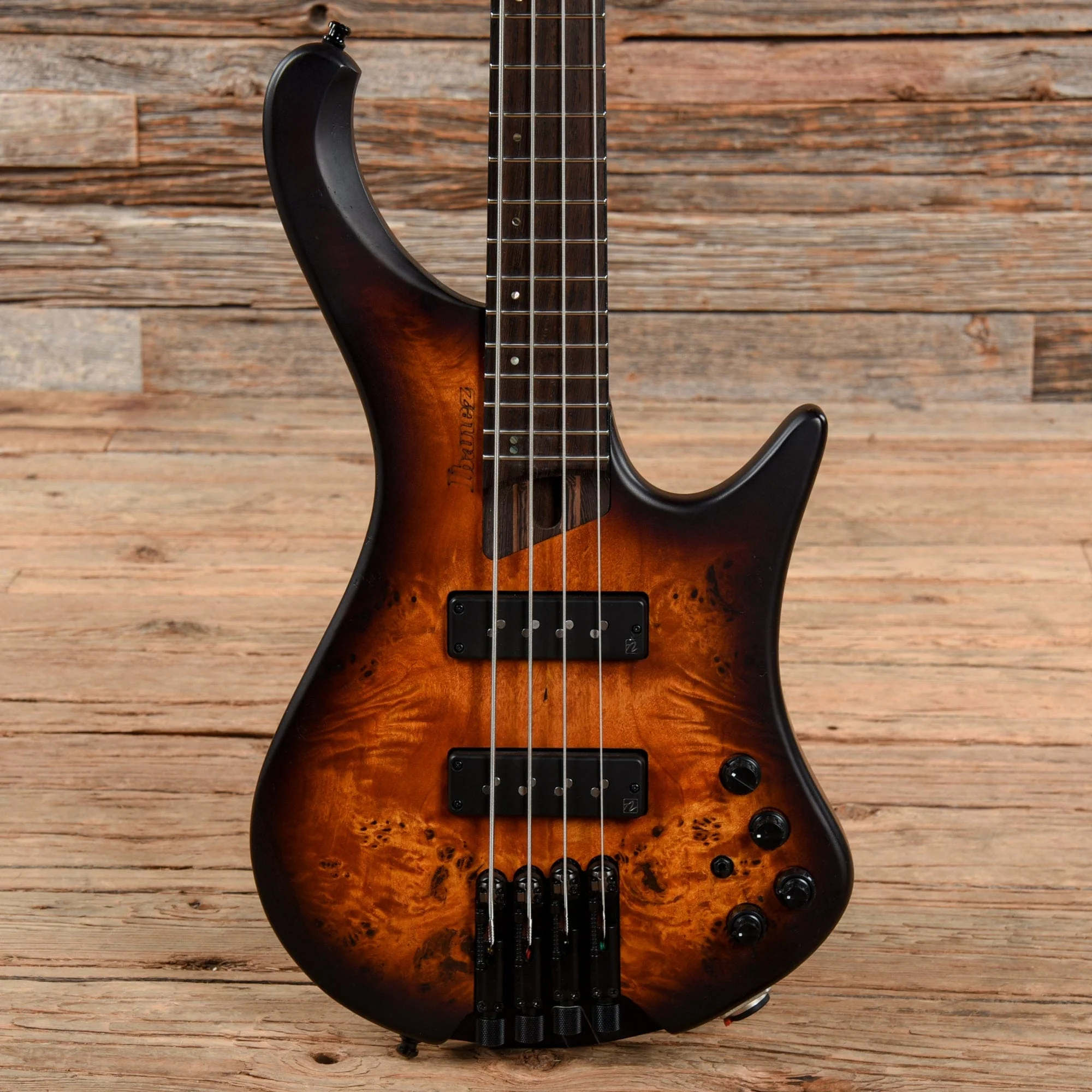 Ibanez EHB1500-DEF Ergonomic Headless Bass Dragon Eye Burst Flat 2020