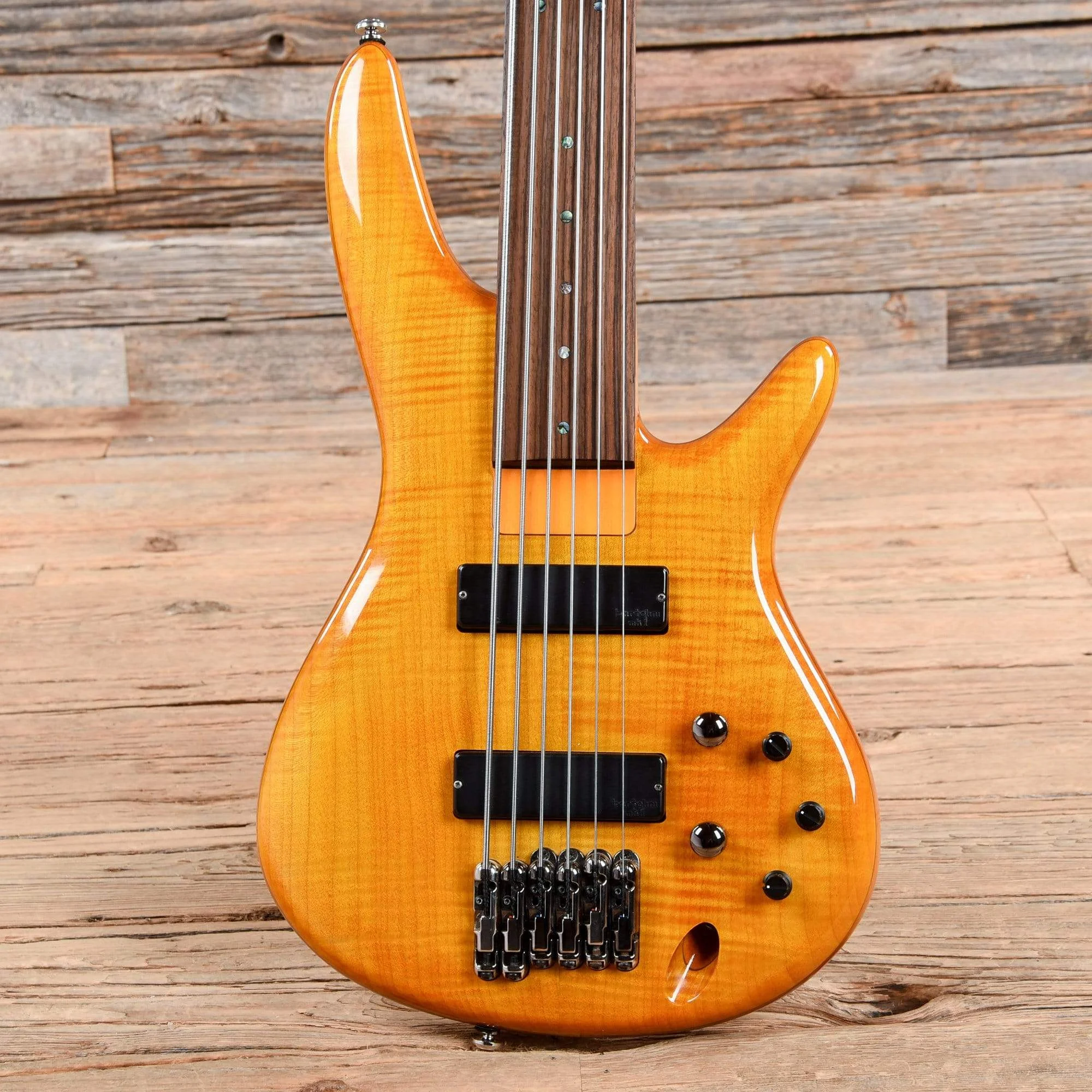 Ibanez Gerald Veasley Signtaure GVB36 6-String Fretless Conversion Amber 2012