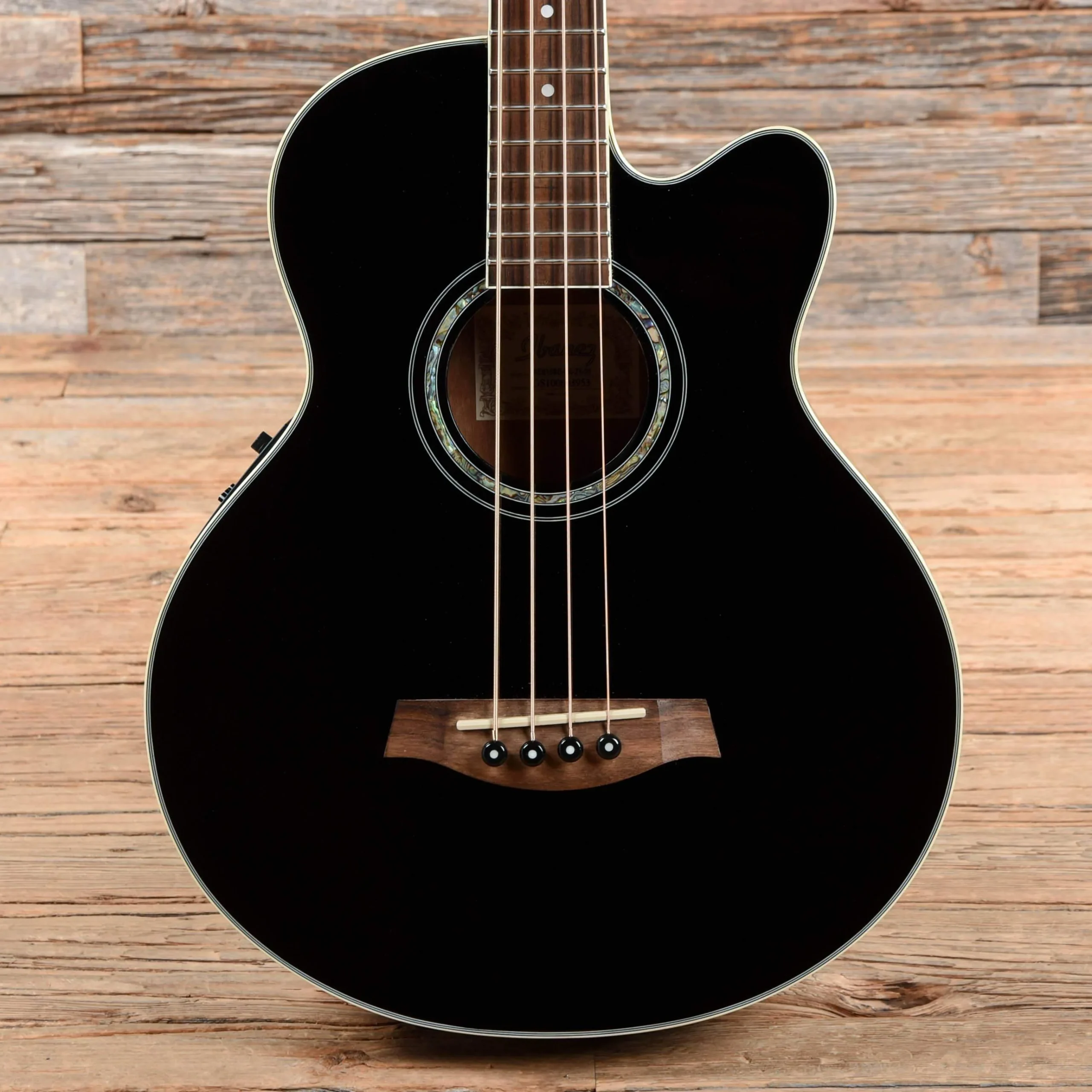 Ibanez AEB10EB-BK Acoustic Bass Black 2010