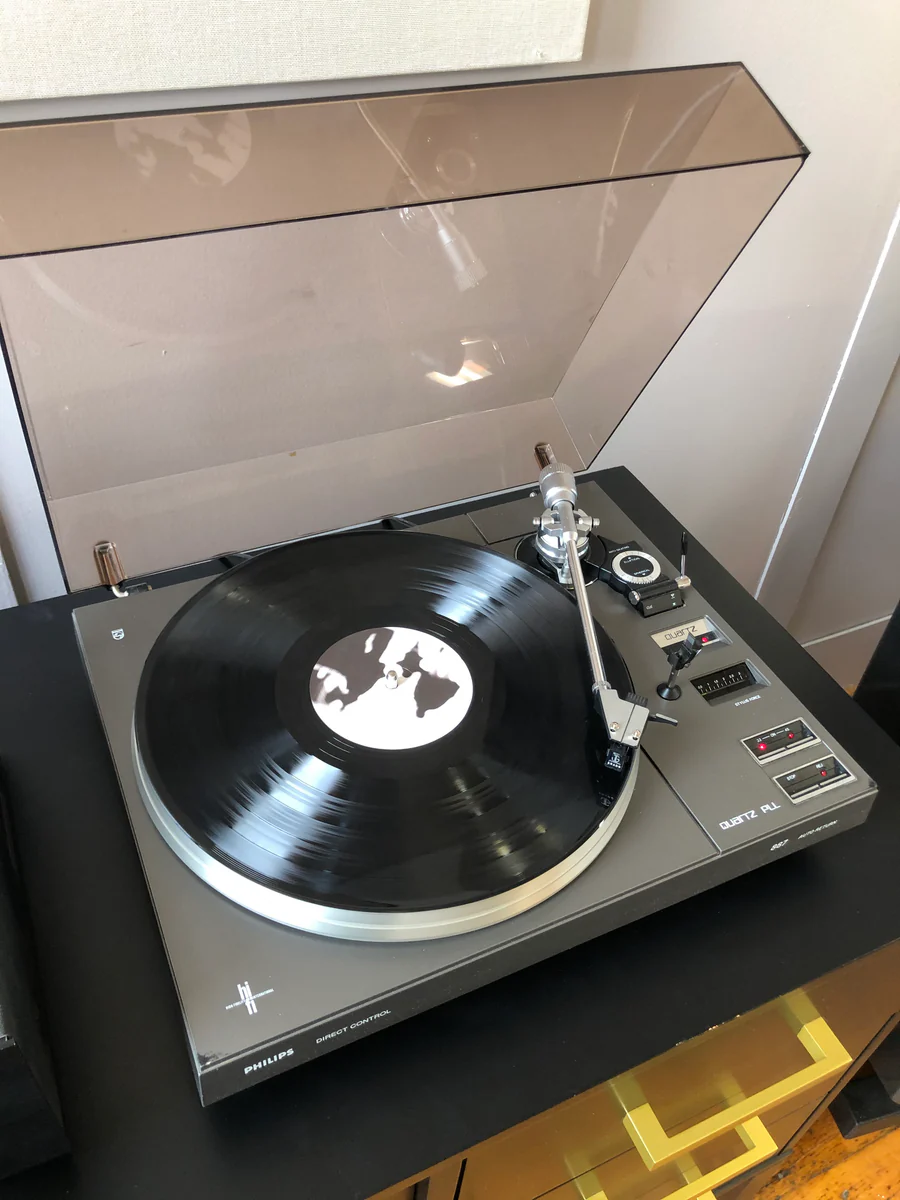 Philips 887 Semi-Automatic Vintage Turntable, Clean! - SOLD
