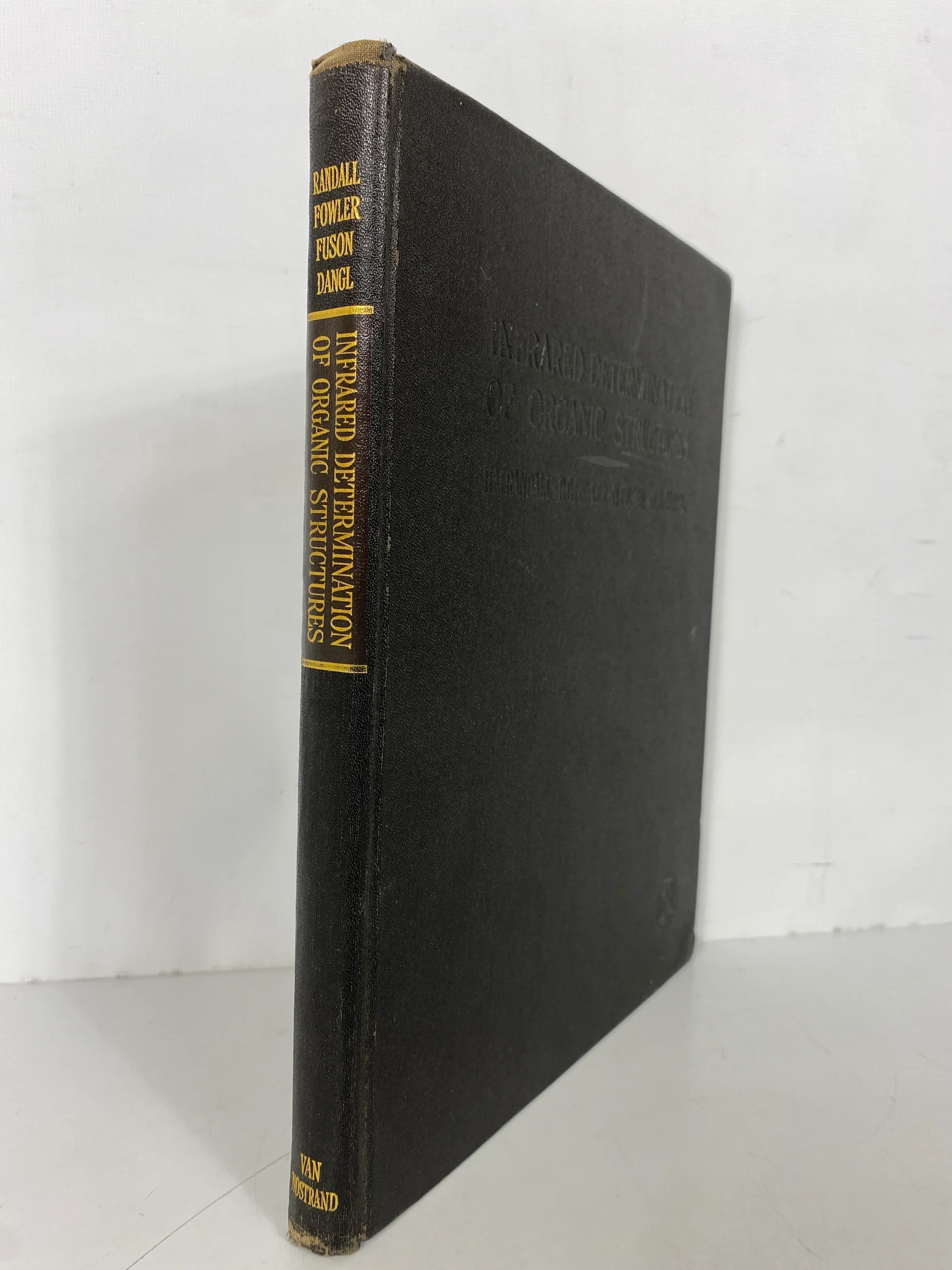 Infrared Determination of Organic Structures 1949 D. Van Nostrand Co HC