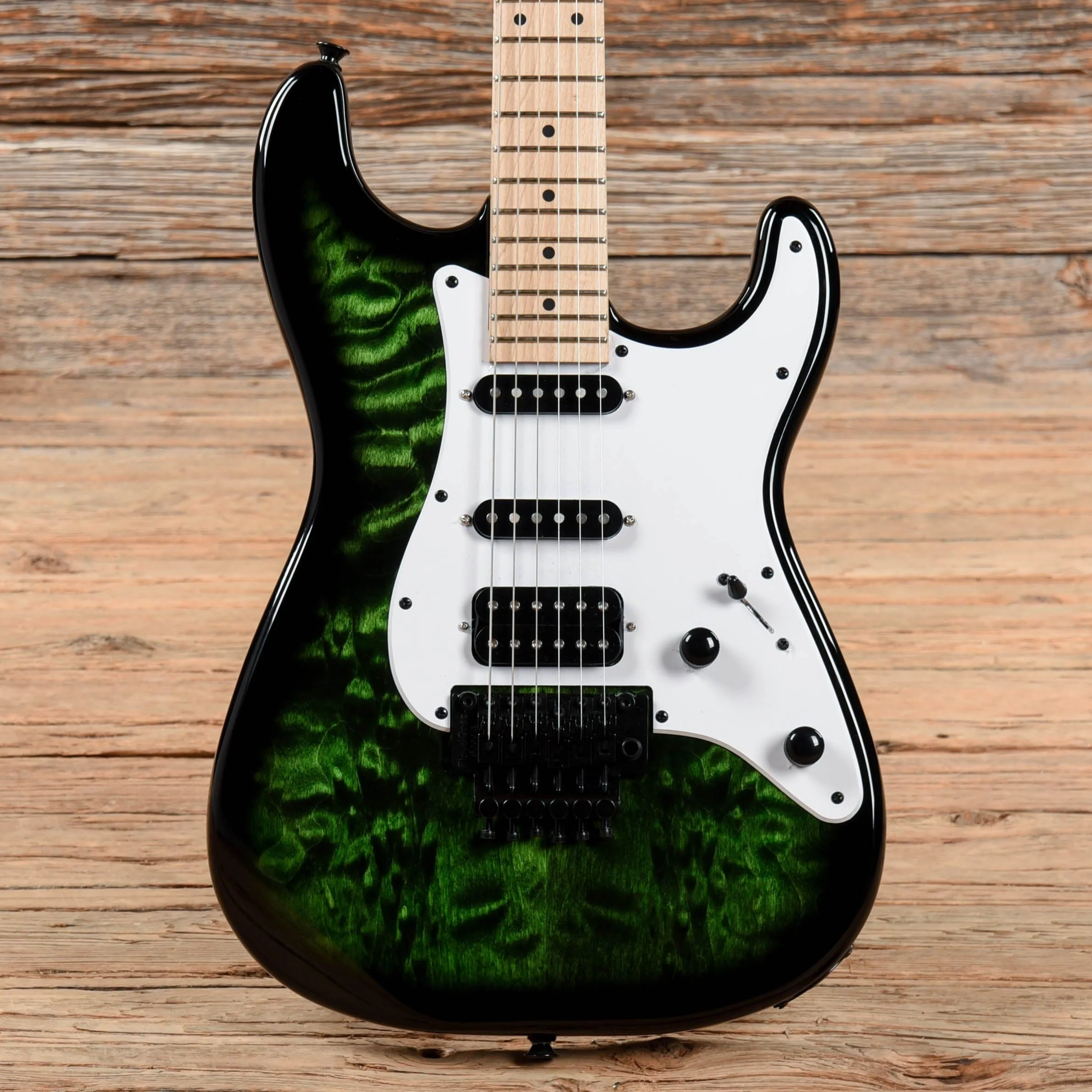 Jackson X Series Signature Adrian Smith SDXQM Transparent Green 2020